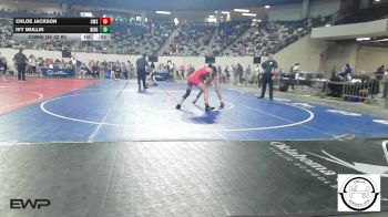 108 lbs Consi Of 32 #2 - Chloe Jackson, Comanche MS vs Ivy Mullin, Bixby JH Girls