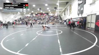 165 lbs Cons. Round 1 - Alfredo Martinez, Rialto vs Avery Tagle, Gabrielino