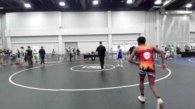 100 lbs 5th Place Match - Michiah Gillins Jr, FL vs Parker Williams, FL