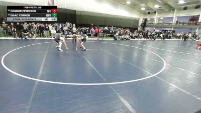 144 lbs Cons. Sub-semis - Connor Peterson, Pinnacle Wrestling Club vs Isaac Conner, Oregon Boys Wrestling National Team