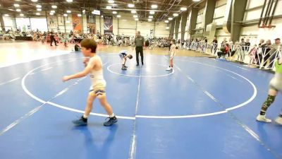 70 lbs Rr Rnd 1 - Caleb Johnson, Micky's Minions Yellow vs Bryce Reber, Ride Out Green