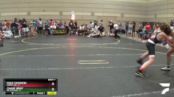 108 lbs Round 3 (6 Team) - Chase Gray, MO Outlaws vs Cole Cichocki, Lowell WC