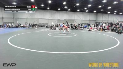 150 lbs Quarterfinal - ZA MCINTOSH, OK Elite 14U Black vs Anson Lastinger, POWA 14U