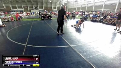 126 lbs Semis & 1st Wrestleback (8 Team) - Mikale Lynch, South Carolina vs Foster Peterson, Louisiana