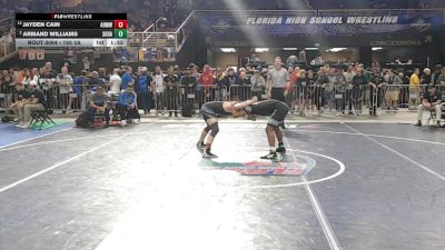 150 3A Champ. Round 1 - Jayden Cain, Armwood vs Armand Williams, South Dade