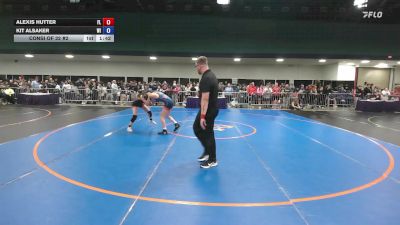132 lbs Consi Of 32 #2 - Alexis Hutter, FL vs Kit Alsaker, WI