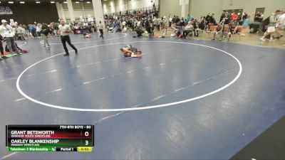 80 lbs Cons. Round 2 - Oakley Blankenship, Prodigy Wrestling vs Grant Betsworth, Windsor Youth Wrestling