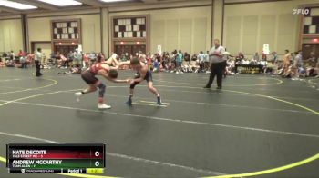 138 lbs Round 1 (6 Team) - Andrew McCarthy, Team Alien vs Nate DeCoite, Yale Street WC