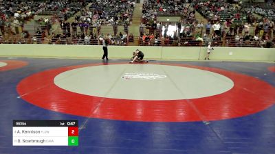 190 lbs Consi Of 8 #2 - Ayden Kennison, Flowery Branch Jr Wrestling vs Dexter Scarbrough, Cavalier Wrestling Club