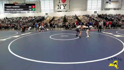 145 lbs Champ. Round 2 - Henry Ramirez, GPS Wrestling Club vs Brayden McCarthy, Falconer Youth Wrestling