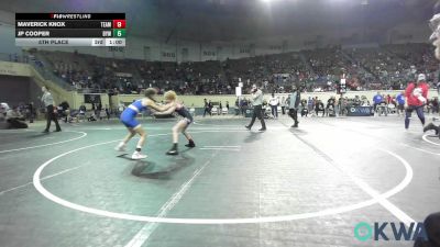80 lbs 5th Place - Paisleigh Carpenter, Midwest City Bombers Youth Wrestling Club vs Sophia Whitenack, Tiger Trained Wrestling