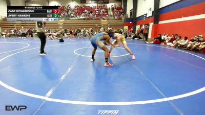 140 lbs Semifinal - Cade Richardson, Bartlesville Junior High vs Avery Hawkins, Glenpool