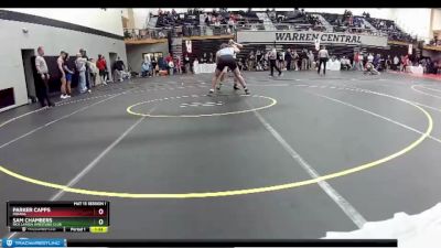 195 lbs Cons. Round 3 - Parker Capps, Indiana vs Sam Chambers, Rick Larsen Wrestling Club