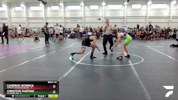 138 lbs Round 6 (8 Team) - Cameron Worrick, Combat Athletics Black vs Christian Martino, Glasgow WA