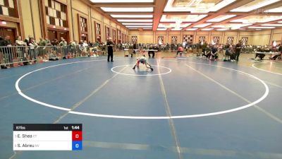 87 lbs Quarterfinal - Eli Shea, Ct vs Steven Abreu, Ny