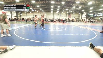 127 lbs Round Of 16 - Gunner Perkins, Ohio United - MS vs David Baghdady, TDWC Maniacs Grey - MS