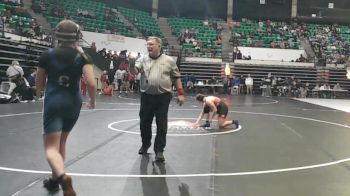 6-7A 145 Champ. Round 1 - Kinsley Cannady, Calera High School vs Evelyn Lolley, Hewitt-Trussville