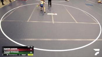 84 lbs Champ. Round 1 - Hunter Haskins, Zimmerman Wrestling Club vs Tucker Peterson, Minnesota