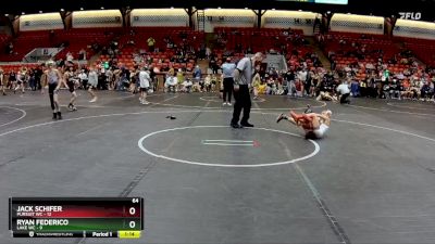 64 lbs Round 4 (8 Team) - Jack Schifer, Pursuit WC vs Ryan Federico, Lake WC