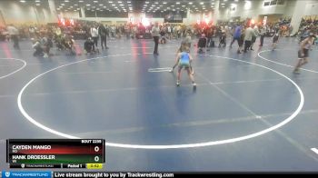 71 lbs Quarterfinal - Hank Droessler, WI vs Cayden Mango, MO