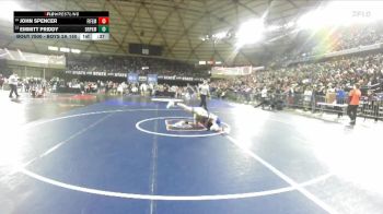 Boys 2A 150 lbs Cons. Round 2 - Emmitt Priddy, Deer Park vs John Spencer, Fife