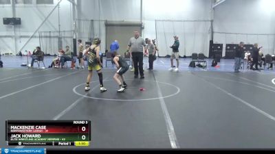 84 lbs Round 3 - Jack Howard, Elite Wrestling Academy Memphis vs Mackenzie Case, Northwestern Lehigh