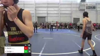 110 lbs Rr Rnd 2 - Conrad Baxter, Salem Elite vs Justyce Zuniga, The Washington Warriors