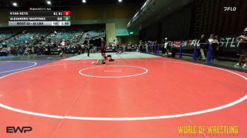 52 lbs Final - Kyan Keys, MilLard South Wrestling Club vs Alejandro Martinez, Ridge Wresting Club