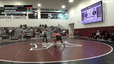157 lbs Cons. Semis (16 Team) - Marvin Morton, Palomar vs Grant Eklund, Cuesta