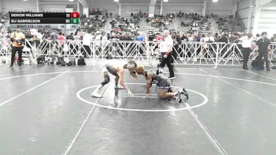 120 lbs Consi Of 8 #2 - Derion Williams, OH vs Eli Gabrielson, MD
