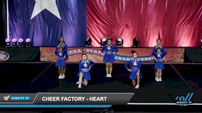 Cheer Factory - Heart [2022 L1 Junior Day 1] 2022 American Cheer Power Galveston Showdown DI/DII