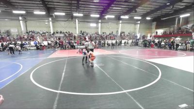 66 lbs Consolation - Aaron Myers, Saguache Wolfpack vs Connor Deal, Swp