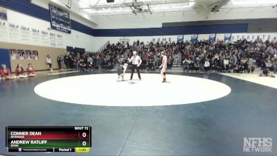 138 lbs Cons. Round 1 - Conner Dean, Riverside vs Andrew Ratliff, Omak