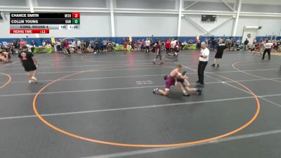 120 lbs Cons. Round 4 - Chance Smith, Mishawaka Wreslting vs Collin Young, Unattached