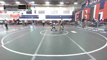 110 lbs Cons. Round 4 - Jessie Strassburg, La Canada vs Amanda Miranda, Yucca Valley