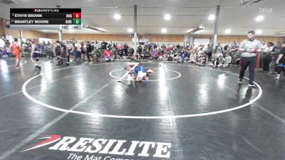 98 lbs Round Of 16 - Ethyn Brown, Binghamton vs Brantley Moore, Robesonia