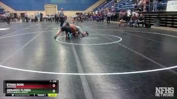 1 - 215 lbs Cons. Round 3 - Ethan Doss, Chilhowie vs Gerardo Flores, Rappahannock County