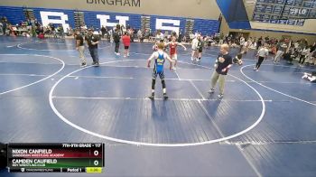 117 lbs Semifinal - Nixon Canfield, Sanderson Wrestling Academy vs Camden Caufield, Roy Wrestling Club