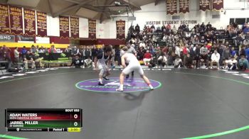 190 lbs Semifinal - Adam Waters, Faith Christian Academy vs Jarrel Miller, St Edward