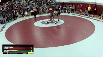 150 lbs Semifinal - Noah Avila, Legacy vs Mason Navarro, Holtville
