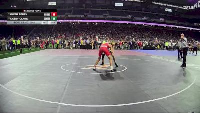 D1-144 lbs Champ. Round 1 - Owen Perry, Romeo HS vs Casey Clark, Dexter HS