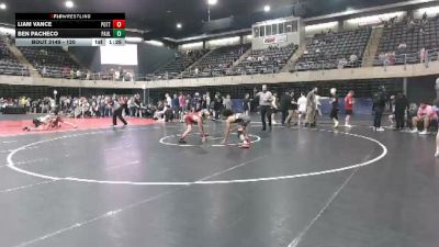 120 lbs Quarterfinal - Liam Vance, Pottstown vs Ben Pacheco, Paulsboro
