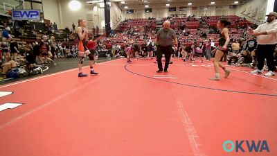 95 lbs Semifinal - Elissa Cruz, Sisters On The Mat Pink vs Charlie Turner, Husky Girls