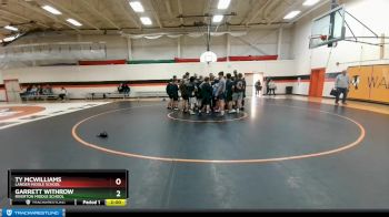 84 lbs Champ. Round 1 - Ty Mcwilliams, Lander Middle School vs Garrett Withrow, Riverton Middle School