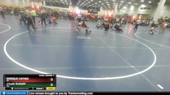 126 lbs Cons. Round 7 - Cyler Ruhoff, MN vs Enrique Haynes, NE