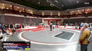 132 lbs Champ. Round 1 - Kaleb Kelley, Pryor High School Wrestling vs Brooks McCollom, Edmond North High School Wrestling