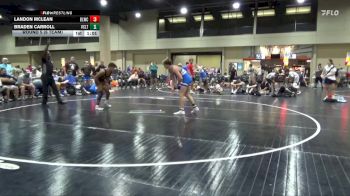 144 lbs Round 5 (6 Team) - Braden Carroll, Vancleave Takedown Club vs Landon McLean, Blackman WC