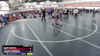 83 lbs Round 2 - Wyatt Hueftle, Hawk vs Gunner Thompson, Nebraska Elite Wrestling Club