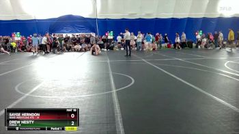 100 lbs Round 1 (8 Team) - Sayge Herndon, Noke Wrestling RTC vs Drew Nesity, FORGE