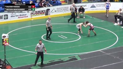 117 lbs Round Of 32 - Paxton Parada, Clearfield vs Bryson Montgomery, Altoona